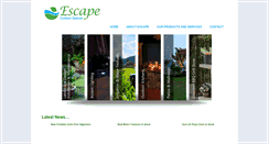 Desktop Screenshot of escapeoutdoorspaces.com